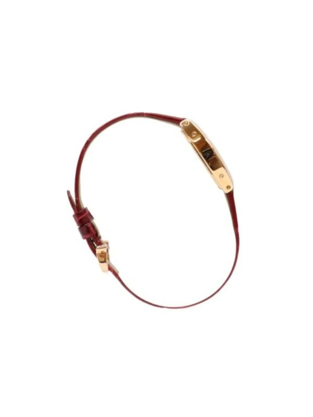 Cartier Lanier Mini Tonneau 18k PG Quartz Watch